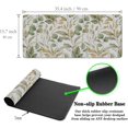 thumbnail image 3 of Green Gold Leaf Large Mousepad 35.4x15.7in Gaming Mousepads Waterproof Non-Slip Rubber Base Stitched Edges for Work, Game, Office & Home, 3 of 6