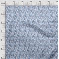 thumbnail image 3 of oneOone Rayon Sky Blue Fabric Floral Sewing Craft Projects Fabric Prints By Yard 56 Inch Wide, 3 of 5