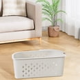 thumbnail image 1 of Dvkptbk Storage Basket Folding Dirty Clothes Basket Household Large Capacity Bathroom Storage Dirty Clothes Basket Multi-Layer Storage Basket with Handle Bathroom Accessories, 1 of 7