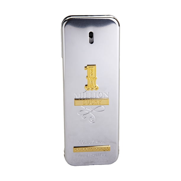 1 Million Lucky by Paco Rabanne for Men - 3.4 oz EDT Spray