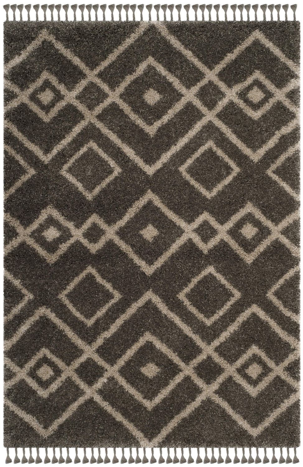 Safavieh Moroccan Fringe Janella Tapis Géométrique Shag