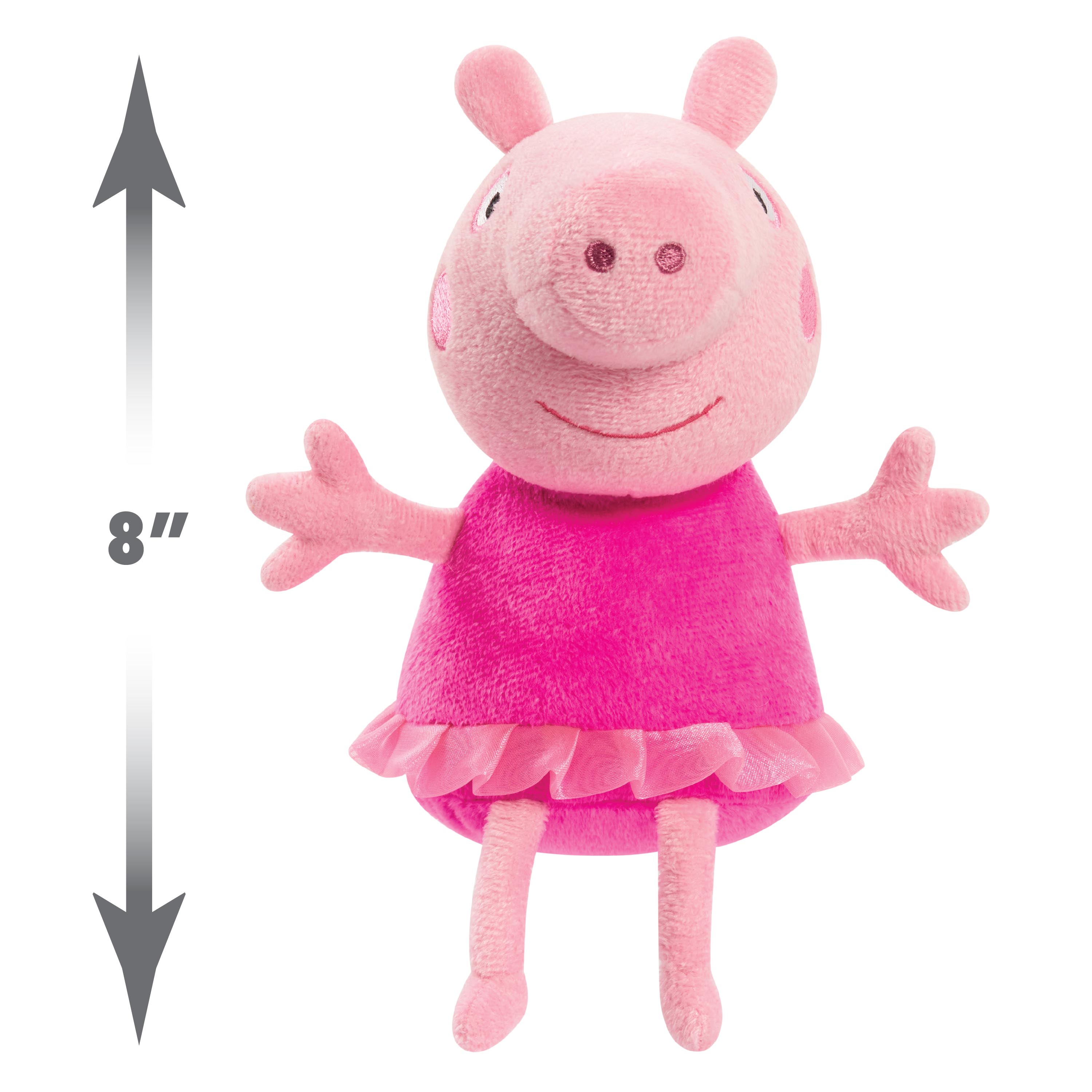 Peluche Peppa Pig en tenue de ballerine de 20 cm de haut, jouets pour enfants de 3 ans et plus