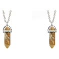 thumbnail image 3 of maskred Hexagon Column Charm Findings Handmade Holiday Hanging Pendants Crystal Necklace Earring Keychains Decorations Painting Stone 2Set, 3 of 6