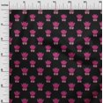 thumbnail image 2 of oneOone Viscose Chiffon Fabric Leaves & Lotus Block Print Fabric By Yard 42 Inch Wide, 2 of 4