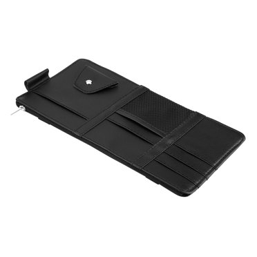 Car Sun Visor Organizer, CD Sunglass Card Organizer, Pratique Stocker Lunettes de Soleil Stocker Portefeuilles Stocker Factures pour Stocker des Cartes