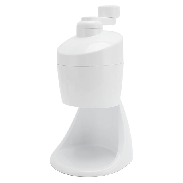 Ice Shaver, Manual Snow Cone Machine Ice Crusher Machine 420 Stainless Steel Slushie Maker with Bowl for Home Outdoor Commercial Use