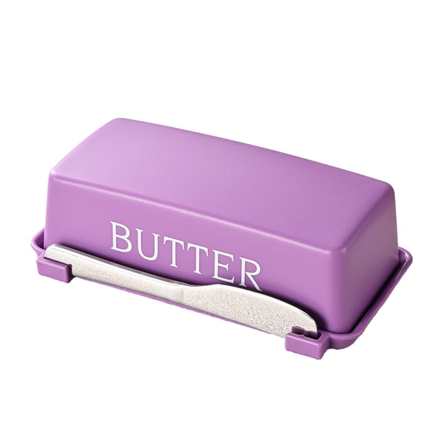 Classic Kitchen Accessories, Butter Dish with Lid for Countertop Butter Crock with Stainless Multipurpose Butter Butter Container Kitchen for Wife Mother
