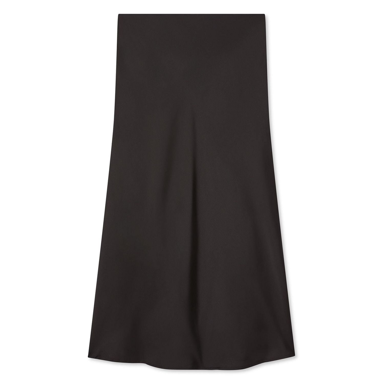 Jupe mi-longue en satin George pour femmes