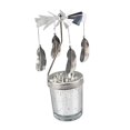 thumbnail image 2 of GUOOL 2Pieces Romantic Rotary Candle Holder Tea Light Holder for Christmas Restaurant StyleS, 2 of 9