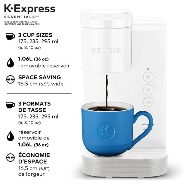 Keurig K-Express Essentials Single Serve Coffee Maker- White