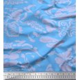 thumbnail image 1 of Soimoi Cotton Poplin Fabric Flower Artistic Print Fabric by Yard 56 Inch Wide, 1 of 3