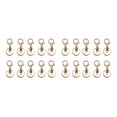 thumbnail image 1 of Maytalsory 10pcs Metal Carabiners Lobster Claw For Keychain - Strong And Functional Accessories For Easy Key KC Gold 2Set, 1 of 6