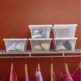 thumbnail image 3 of Sterilite 6 Qt Clear Plastic Storage Container Bin, Snap Close White Lid, 60 Pack, 3 of 12