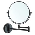thumbnail image 4 of 1x Wall Mount Mirror 2 Side 3X Magnification for Shaving Cosmetic Black, 4 of 8