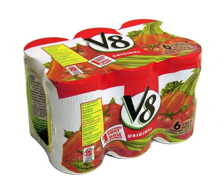 V8 Cocktail aux Légumes 6X156ML