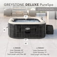 thumbnail image 4 of Intex PureSpa Plus Portable Inflatable Spa & Attachable Snack Tray (4 Pack), 4 of 9