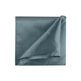thumbnail image 2 of INSPIRE CHIC Men's Pocket Square Solid Color Handkerchiefs Self-folded For Wedding Party Dark Gray One Size, 2 of 4