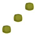 thumbnail image 2 of kurtrusly Chair Cover Slipcover Stretch Seat Computer Protection Set Anti-Dirty Thicken Solid Home Wedding Universal Decoration Yellow/Seat Mat 3Set, 2 of 6