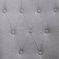 thumbnail image 5 of vidaXL Dining Chairs with Armrests 4 pcs Light Grey Fabric, 5 of 5
