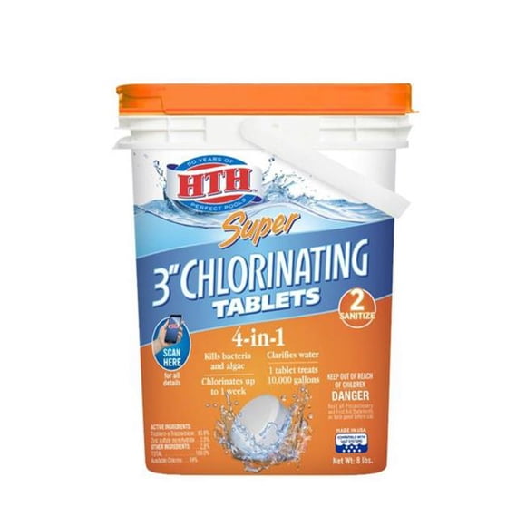 Sigura 268796 3 Po 8 Lb Super Comprimé Chlorant Chimique