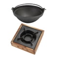 thumbnail image 1 of jinwen Camping Furnace with Pot without Lid Fondue Furnace for Outdoor Trekking Cooking L, 1 of 7
