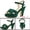 Green, variant on BLISSFUL STEP Women's Strap Platform Chunky Heel Slingback Sandals