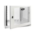 thumbnail image 4 of Tripp Lite Wallmount Rack Enclosure Cabinet 9U Switch Depth Deep White - Rack enclosure cabinet - wall mountable - white - 9U, 4 of 11