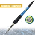 thumbnail image 4 of Amdohai 15 PCS Soldering Kit with Storage Bag 60W Handheld Soldering Adjustable Temperature Fast Heating Ceramic Core Electric Soldering Iron Welding Tool for Home DIY, 4 of 7