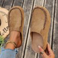 thumbnail image 2 of Loafers for Women, Soft-Soled Casual Shoes with Metal Buckle, Versatile Spring Style for Daily Wear, 2 of 9