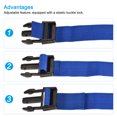 thumbnail image 4 of Unique Bargains Suitcase Belts with Quick Release Buckle Luggage Straps, Blue 2 Pack, 4 of 5