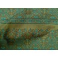thumbnail image 4 of oneOone Cotton Poplin Fabric Leaves & Floral Block Decor Fabric Printed BTY 56 Inch Wide, 4 of 4