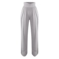 thumbnail image 3 of Yuyuzo Womens Plus Size Yoga Pants Belly Control Straight Leg Slacks Solid Color Basic Lounge Wear Trousers, 3 of 6