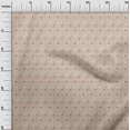 thumbnail image 2 of oneOone Georgette Viscose Dark Beige Fabric Geometric Block Craft Projects Decor Fabric Printed By The Yard 42 Inch Wide, 2 of 4