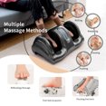 thumbnail image 4 of Gymax Appareil de Massage Shiatsu pour les Pieds à Roulettes avec Télécommande Gris, 4 of 9