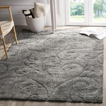 SAFAVIEH Florida Douglas Floral Vines Shag Area Rug