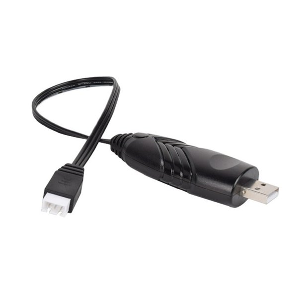 Chargeur de Batterie Rc Lipo, Chargeur USB équilibré 2 en 1 7.4v avec Voyant Lumineux DC 5v 2a, Accessoires de Voiture Rc pour Bateau et Drone