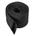 thumbnail image 1 of Unique Bargains 2' ID 3.3FT Nylon Protective Hose Sleeve, Cable Cover Sheath Protection, Black, 1 of 4