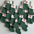 thumbnail image 2 of HEVIRGO Christmas Socks Eye-catching Letter Embroidered Hanging Knit Stocking for Festive Holiday Decorations, 2 of 11