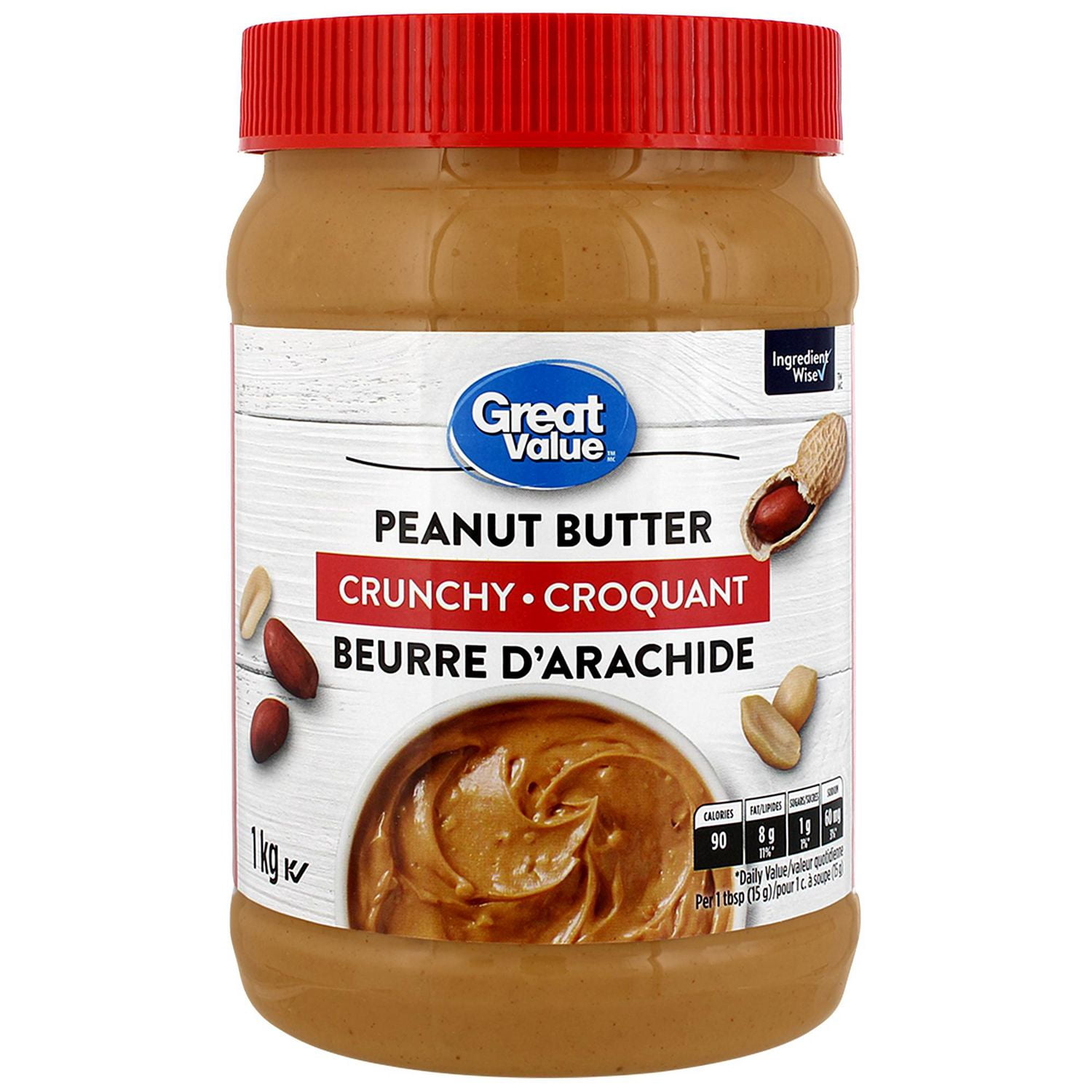 Great Value Crunchy Natural Peanut Butter