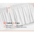 thumbnail image 4 of SGI Bedding 9 Inch Wrap Around Bed Skirt | Microfiber Bed Skirt | Fade Resistant, Wrinkle Free, Anti-static, Decorative, Extra Storage Space, Clutter-Free | Twin, Ivory, 4 of 6