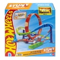 thumbnail image 1 of Hot Wheels Action Loop Cyclone Challenge Track Set with 1:64 Scale Toy Car, Easy Storage, 1 of 3