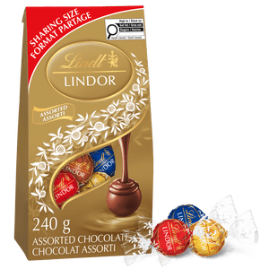 Lindt LINDOR Truffes de chocolat assorties, 240-Gram sac