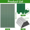 thumbnail image 3 of Greenhouse Hoops Frame Tunnel Kit 17in Long Detachable Garden Hoops Rust-Free Fiberglass Garden Support Frame with 18 Clips for Netting Raised Beds Garden, 3 of 9