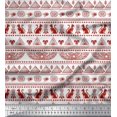 thumbnail image 1 of Soimoi Toile de Popeline de Coton Chat, Pyramides & Ailes Tissu Imprimé Égyptien 1 Yard 42 Inch Wide, 1 of 1