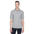 thumbnail image 1 of Harriton Polo Homme 5.6 oz. Easy BlendTM avec Poche, 1 of 3