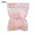 thumbnail image 3 of Latex Cosmetic Puff Set Women's Beauty Sponge Foundation Sponge Geometrical Blender Wedge Makeup Accessory 20pcs, CXT022 & Round, 3 of 6