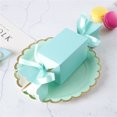 thumbnail image 1 of Suncoda Candy Casket, Red Striped Candy Box European Style Wedding Gift Packaging Flower Vase Shaped Paper Box Christmas Candy Box, 1 of 3