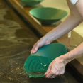 thumbnail image 1 of kurtrusly 15" Dual Riffle Gold Pan for Nugget Mining Dredging River Panning Green, 1 of 9