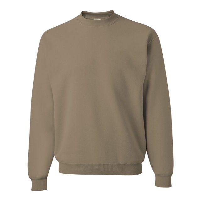 NuBlend Crewneck Sweatshirt, 2XL, Khaki