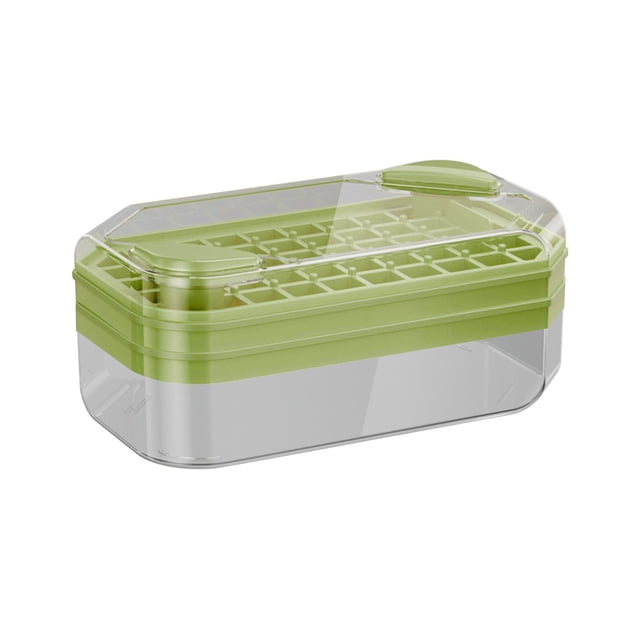 Chmadoxn Tools&Home Improvement Household Ice Making Box Ice Ice Block Ice Block Storage Box One Click Press Ice Ice Box Set Household ice making